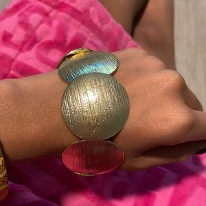 Gold Circle Bracelet #8